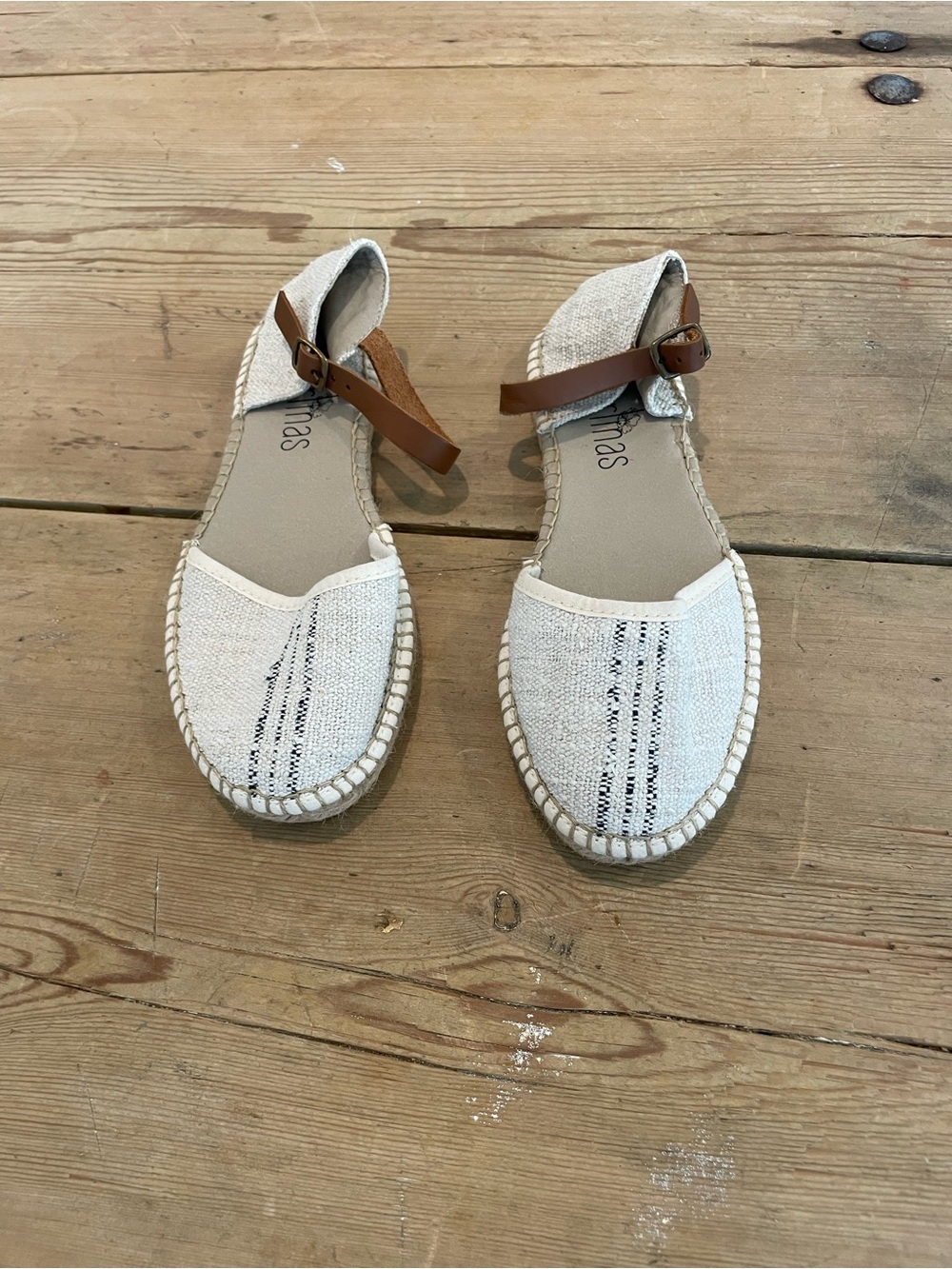 Alparlinas Espadrille size 38 Made with Antique cloth - Picture 3 of 6